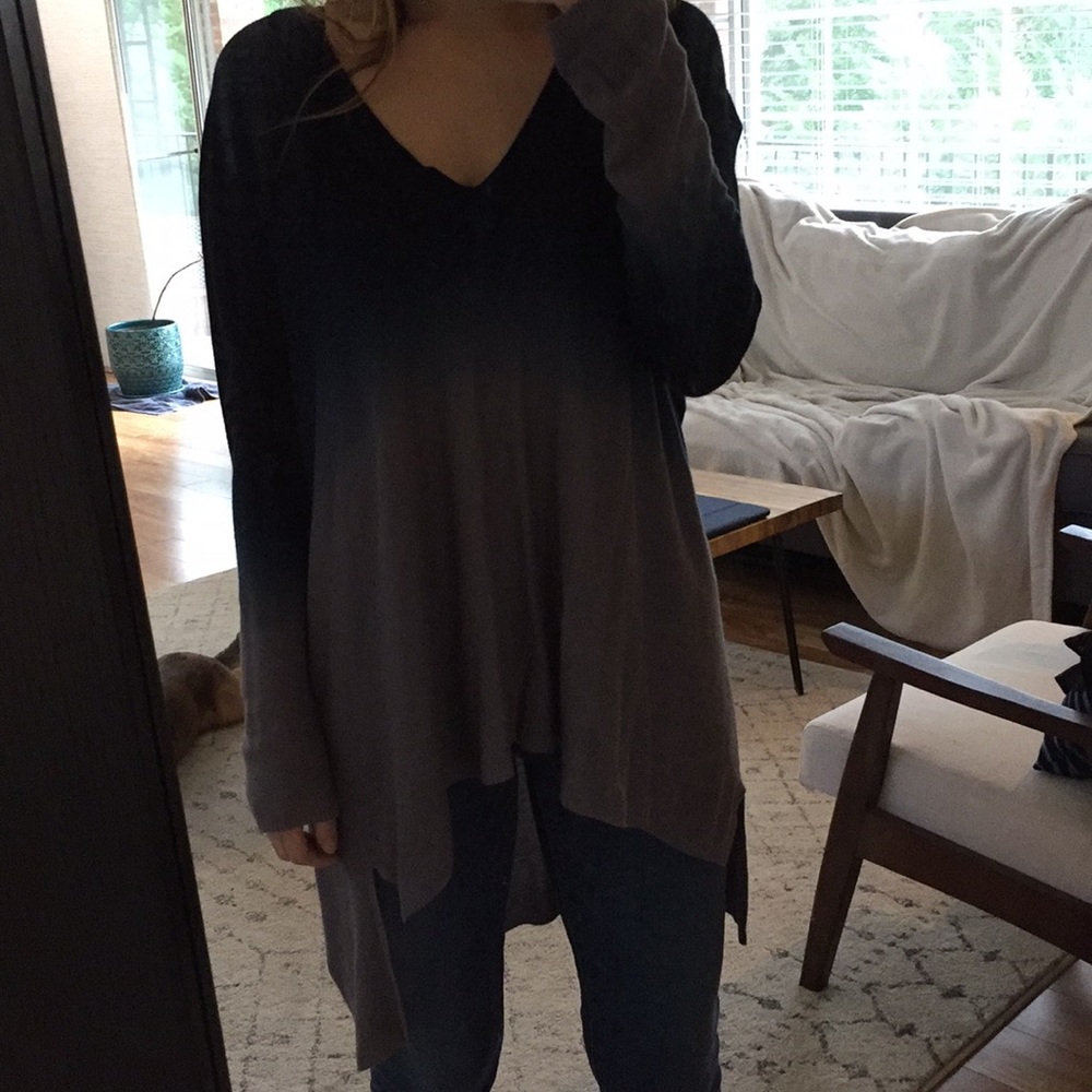 Pins and Needles oversized gradient sweater
